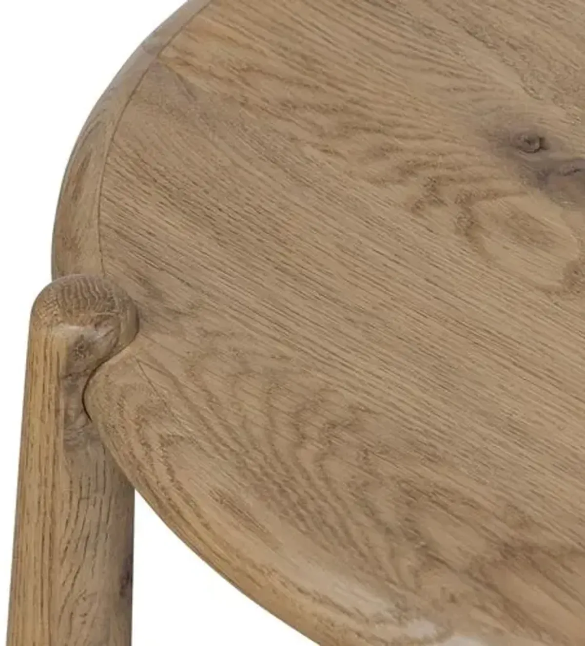 Salvador Oak End Table - Amber Lewis x Four Hands - Brown