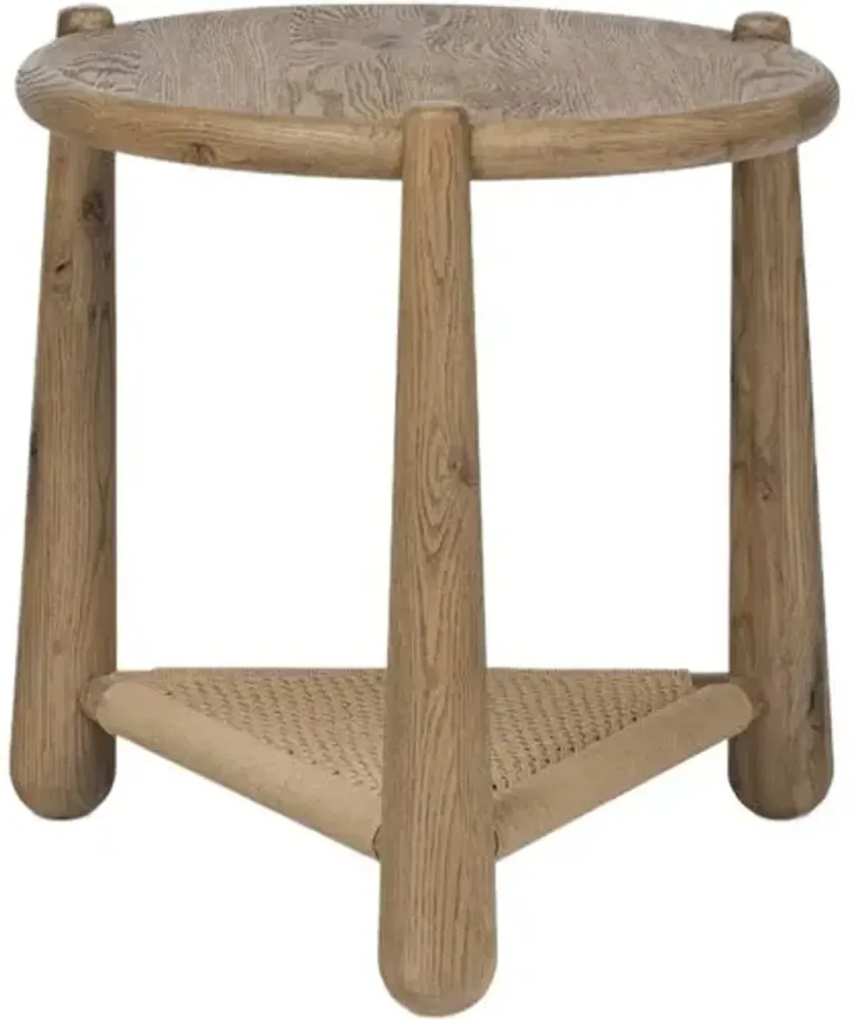 Salvador Oak End Table - Amber Lewis x Four Hands - Brown
