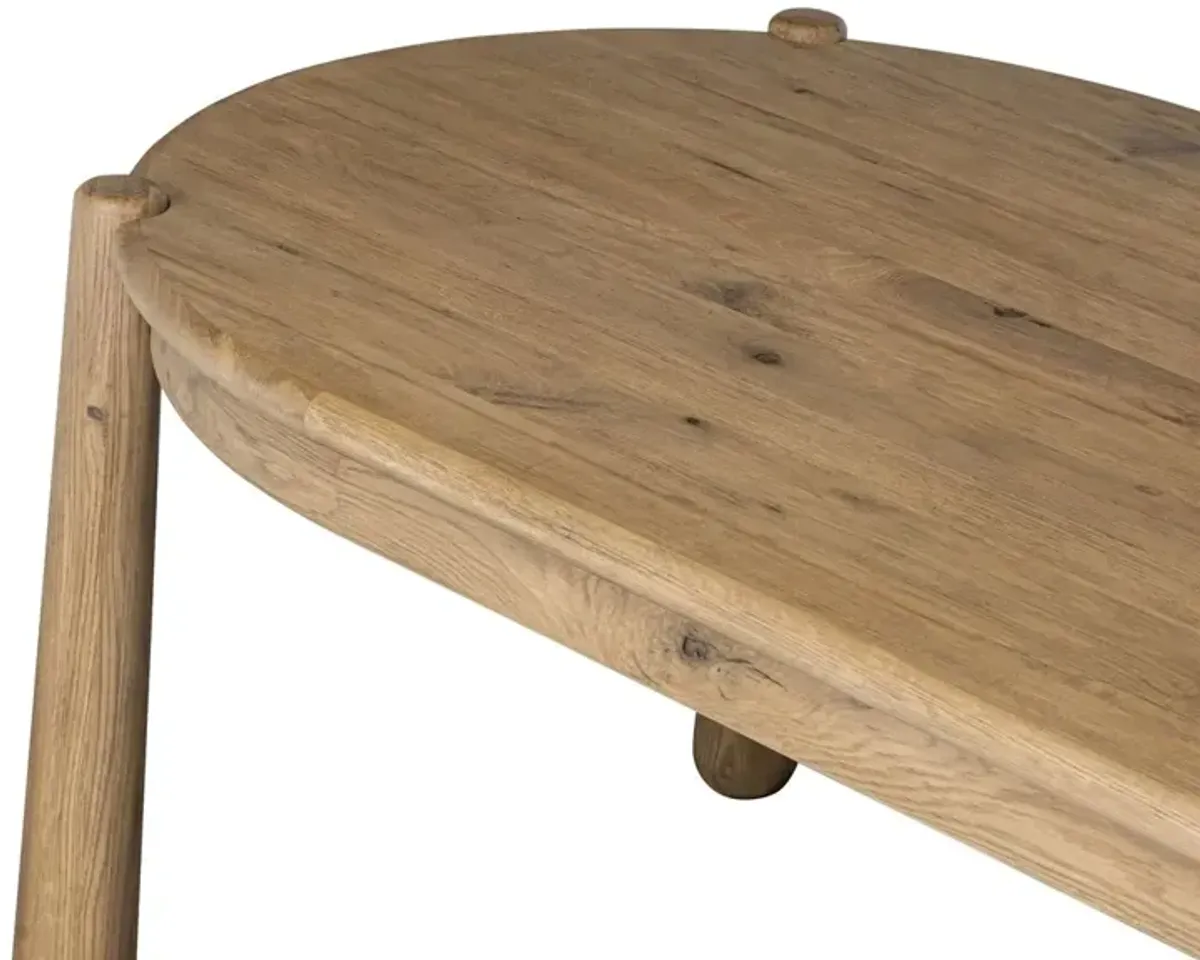 Salvador Dining Table, Aged Smoked Resawn Oak