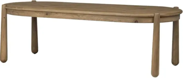 Salvador Dining Table, Aged Smoked Resawn Oak