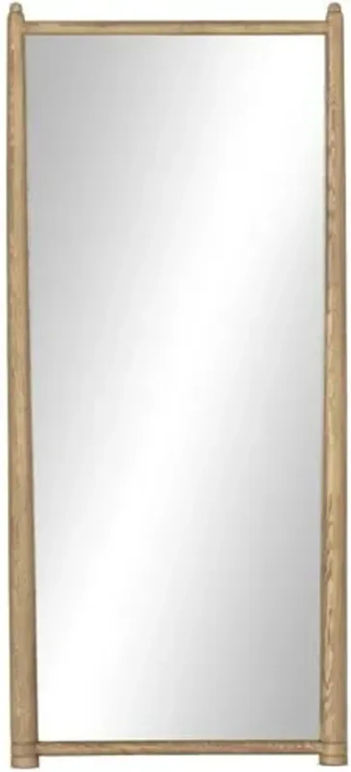 Aldwin Mirror - Light Wash Oak - Amber Lewis x Four Hands - Brown