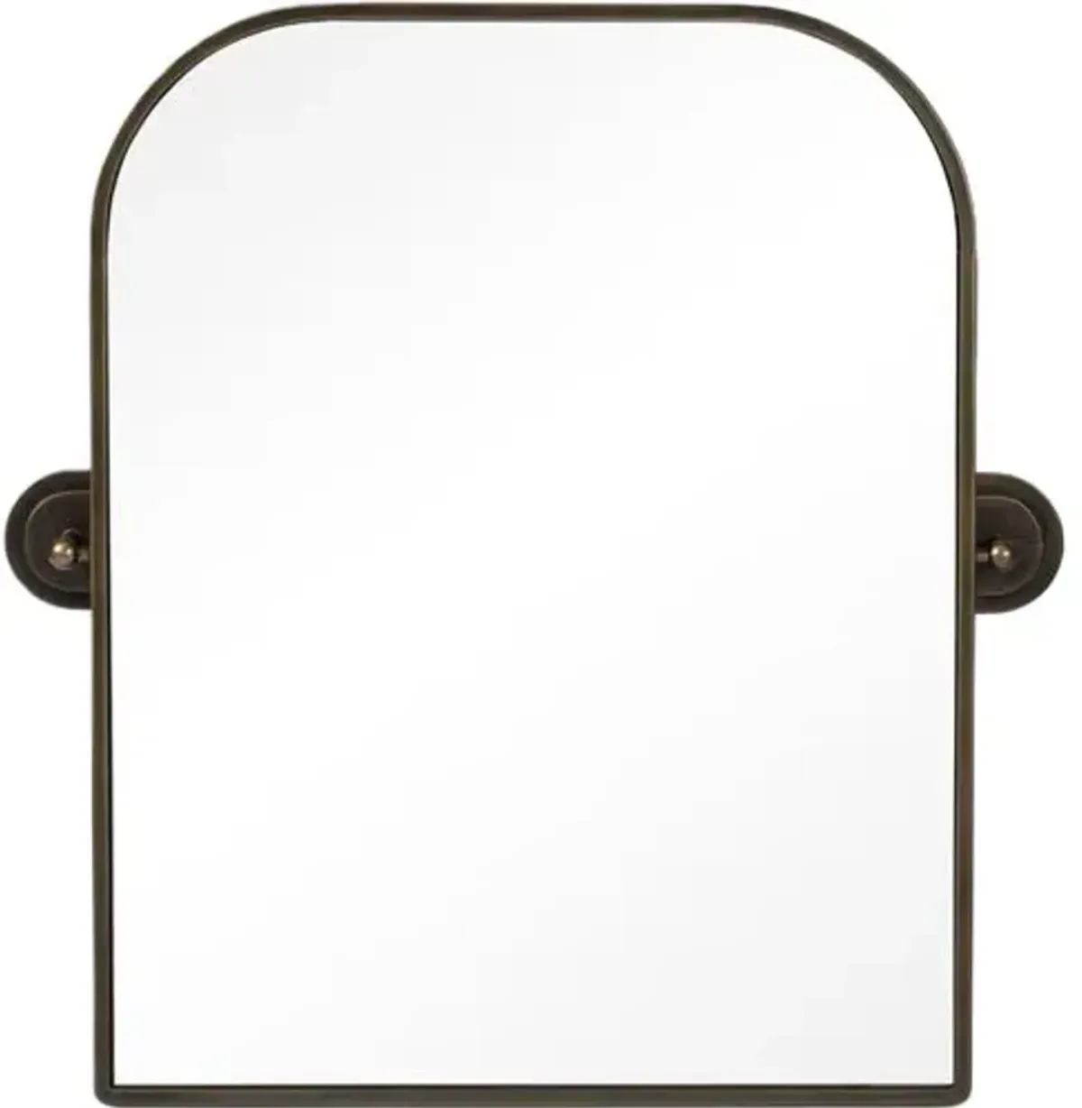 Beau Wall Mirror - Aged Iron - Amber Lewis x Four Hands