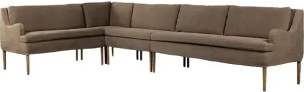 Aurelia Dining Banquette L-Shape - Amber Lewis x Four Hands - Brown