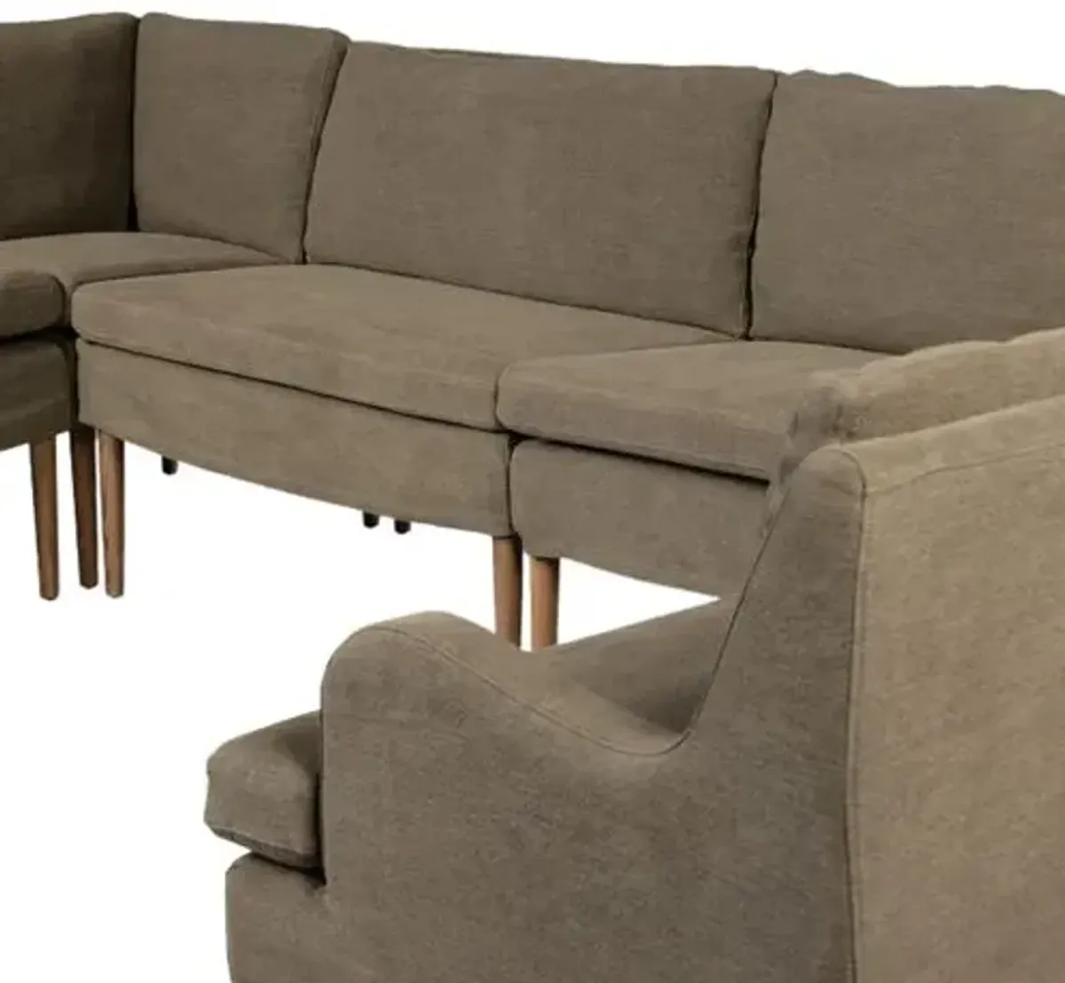 Aurelia Dining Banquette U-Shape - Amber Lewis x Four Hands - Green
