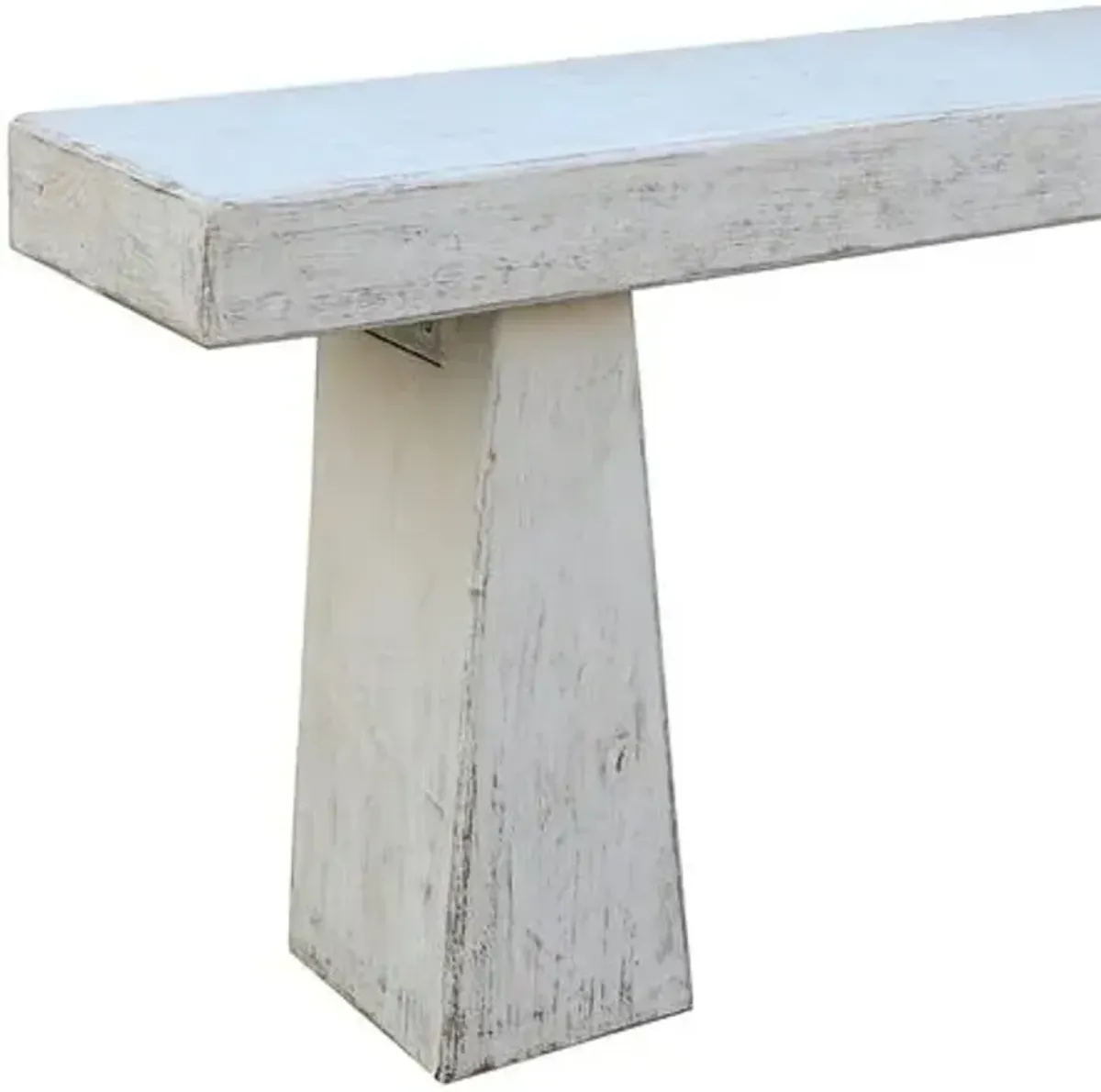 Adelyn 88" Console Table - Handcrafted - White