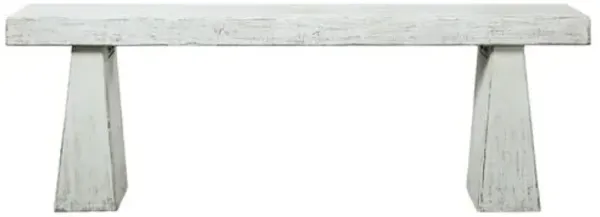 Adelyn 88" Console Table - Handcrafted - White
