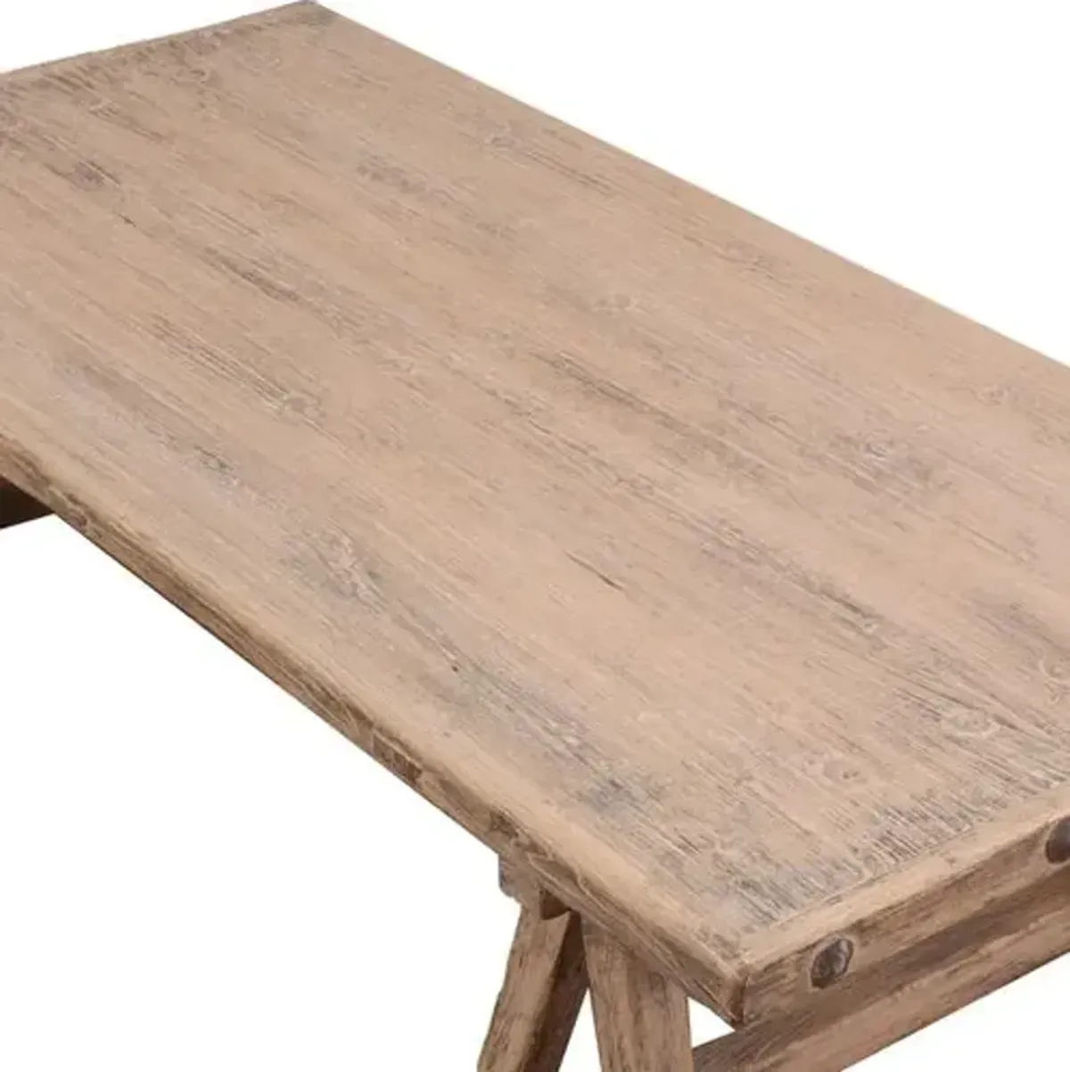 Liora Coffee Table - Natural Reclaimed Pinewood - Brown