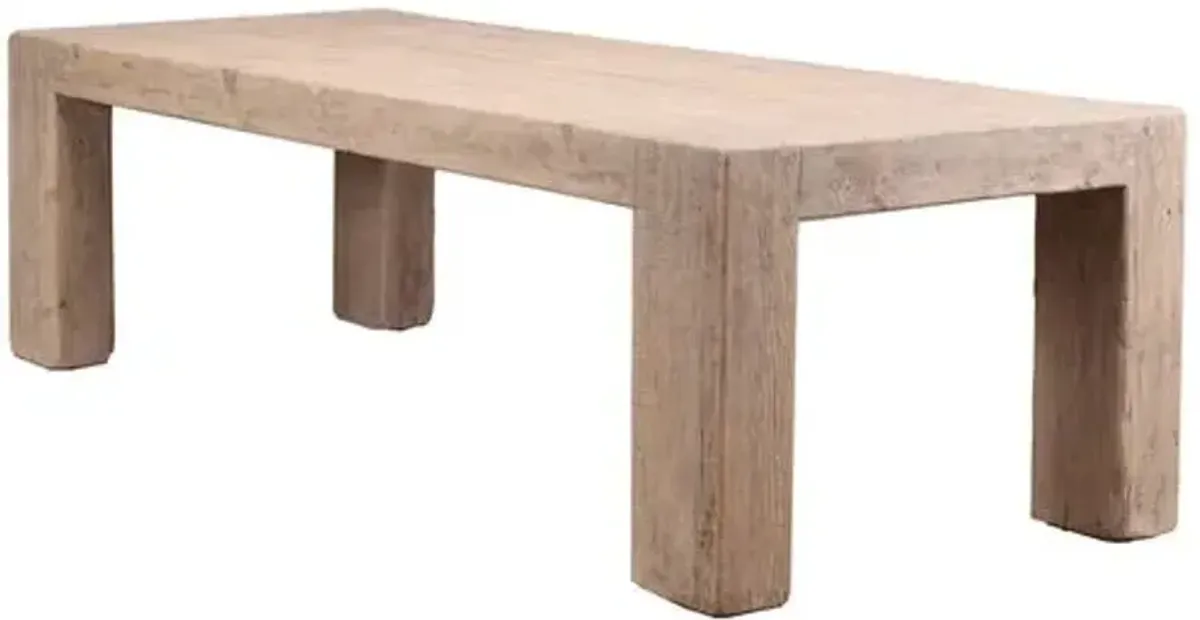 Kaelani Dining Table - Natural Reclaimed Pinewood