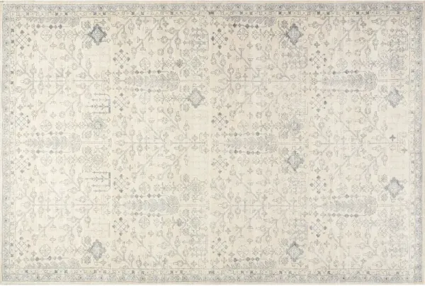 Flora Rug, Slate Blue