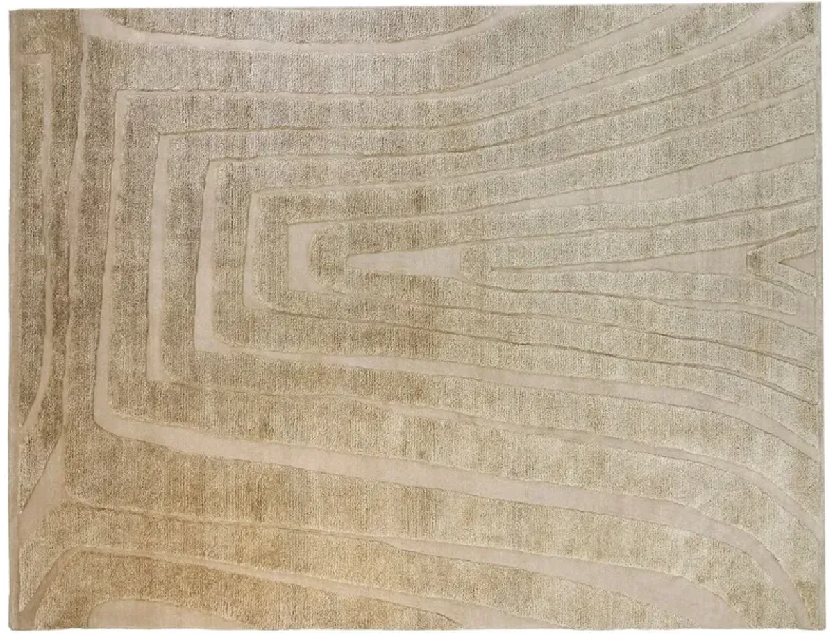 Oragnic Lux Rug, Natural, 9x12