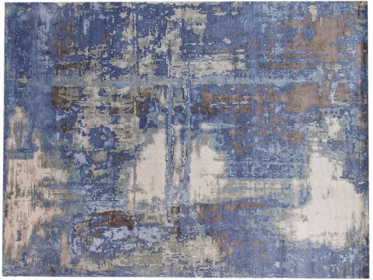 Cole Rug, 10x14, Blue