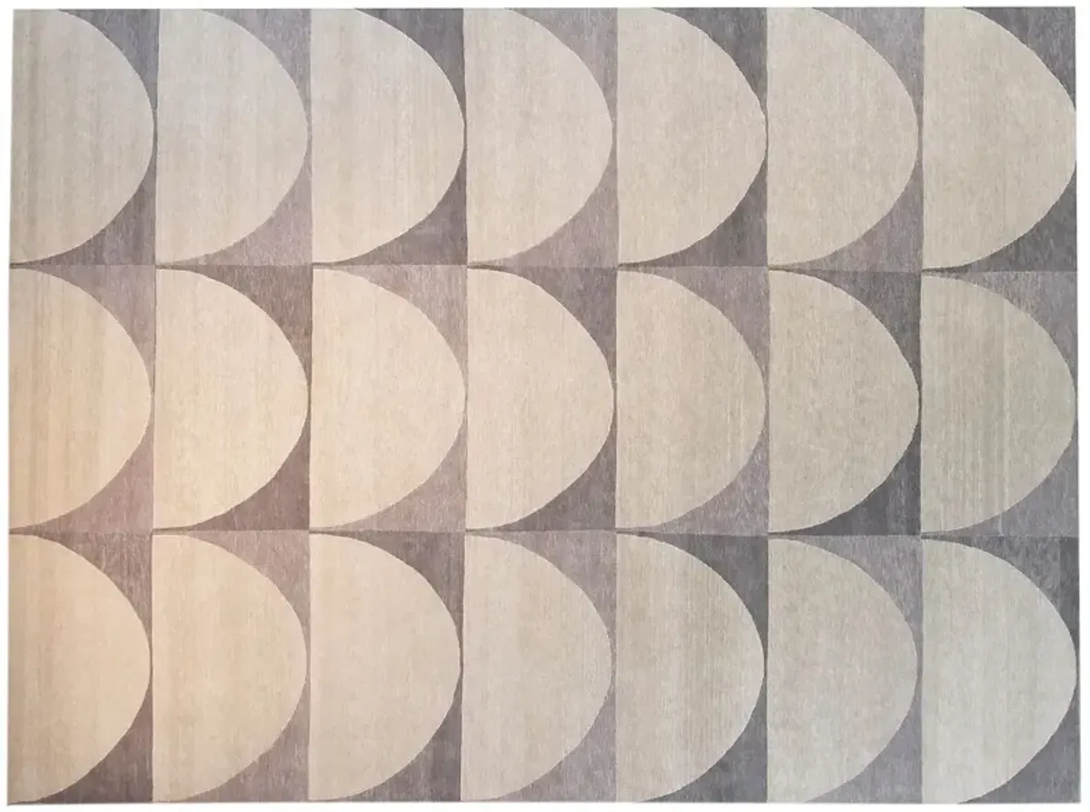 Harper Rug, 9x12, Gray