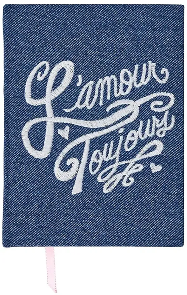 L'Amour Toujours 6" x 8" Journal, Denim