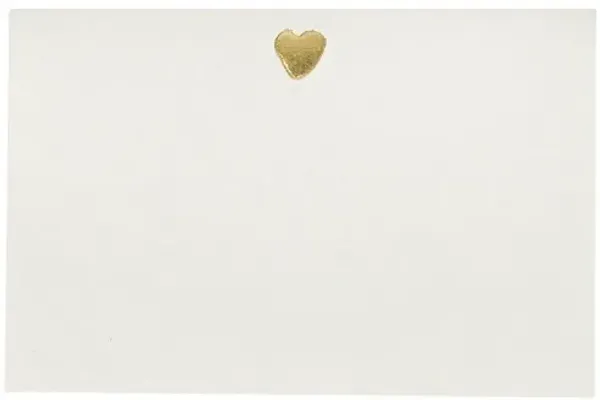 S/12 L'Amour Toujours Place Cards, Gold