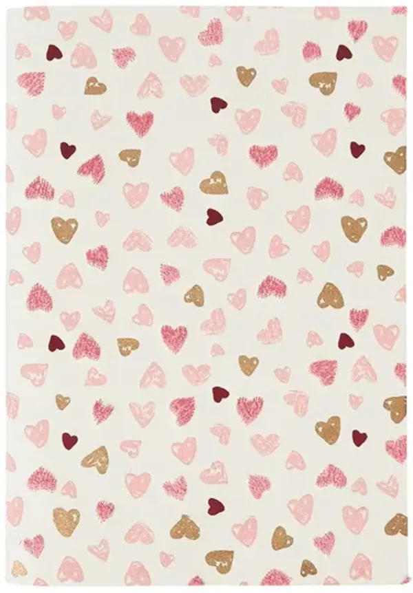 Love You More 7" x 10" Paper Journal, Pink