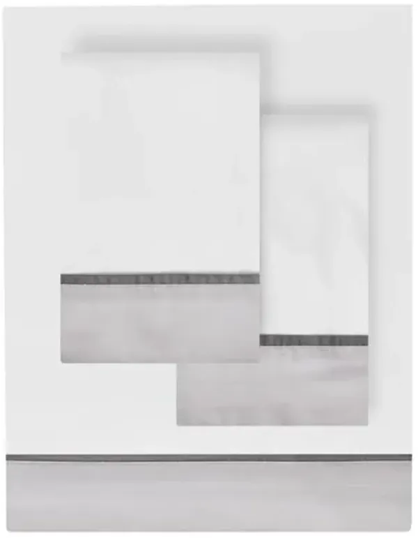 Kensington Sheet Set - Belle Epoque - White, 300 Thread Count, Egyptian Cotton Sateen, Soft and Luxurious