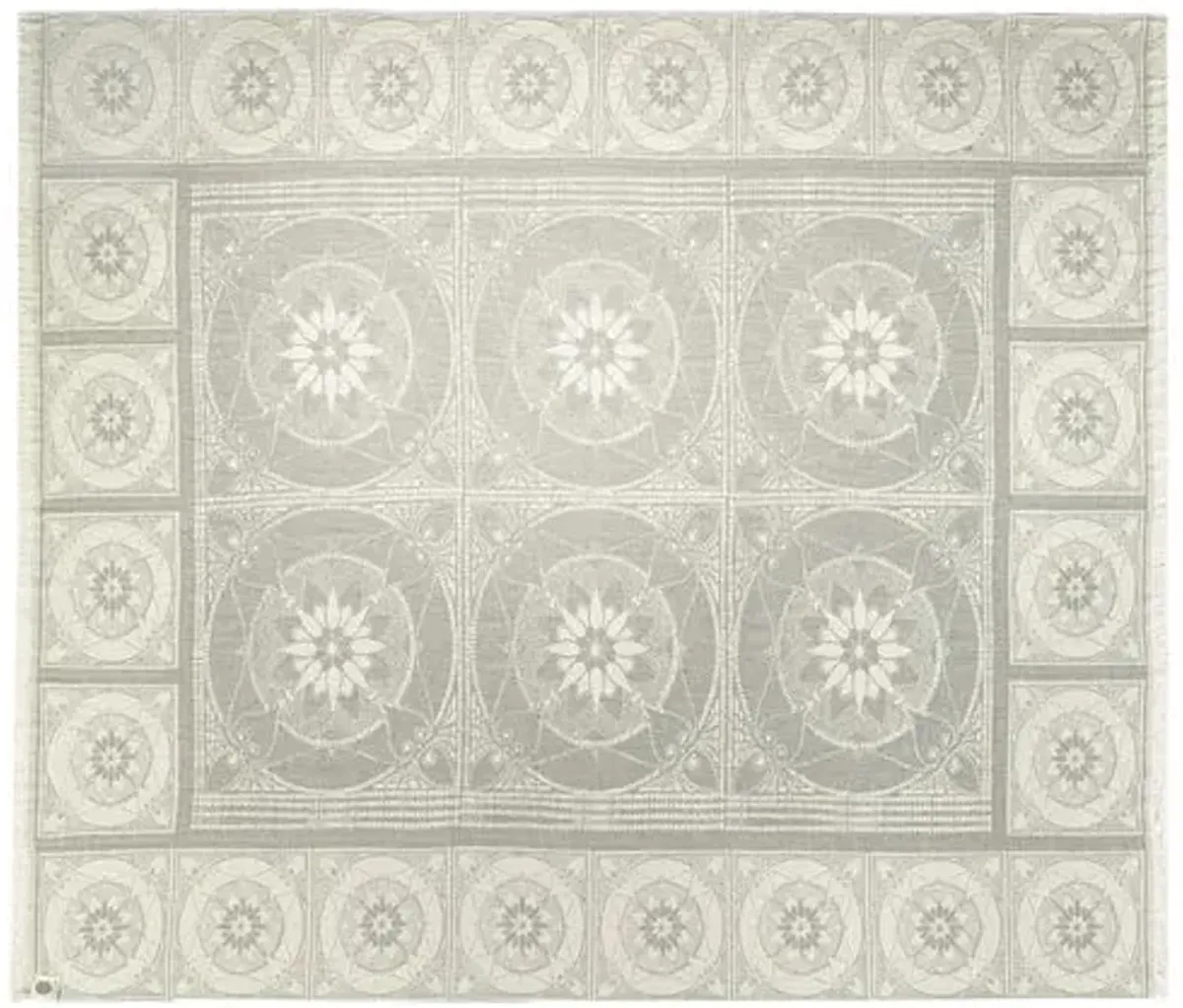 Devilla Cotton Throw - Belle Epoque - Gray - Lightweight, Soft, Warm