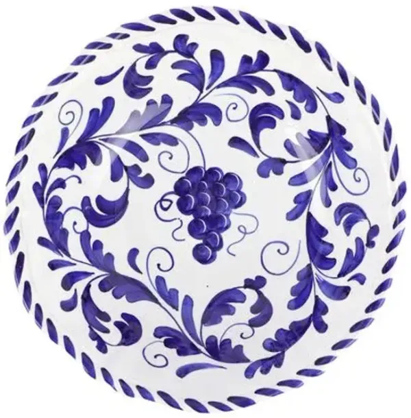 Arezzo Serving Bowl - Cobalt - VIETRI - Blue