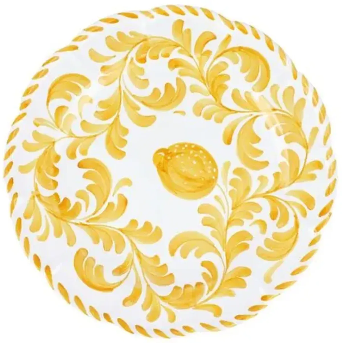 Arezzo Round Platter - Yellow - VIETRI