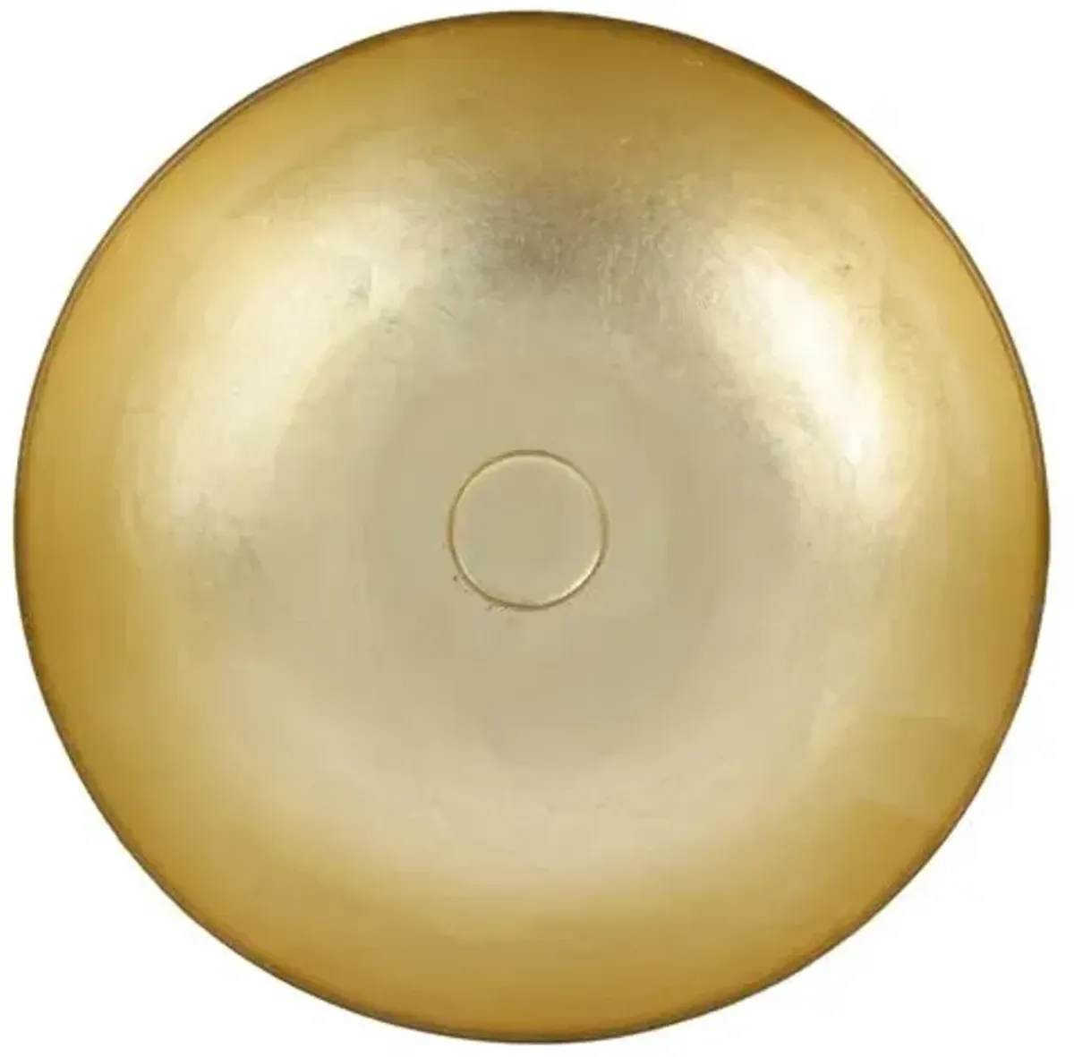 Moon Glass Pedestal Bowl - VIETRI - Gold