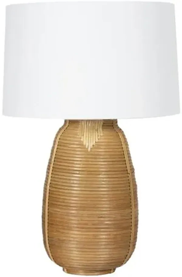 Jayden Bamboo Table Lamp - Brown - Regina Andrew