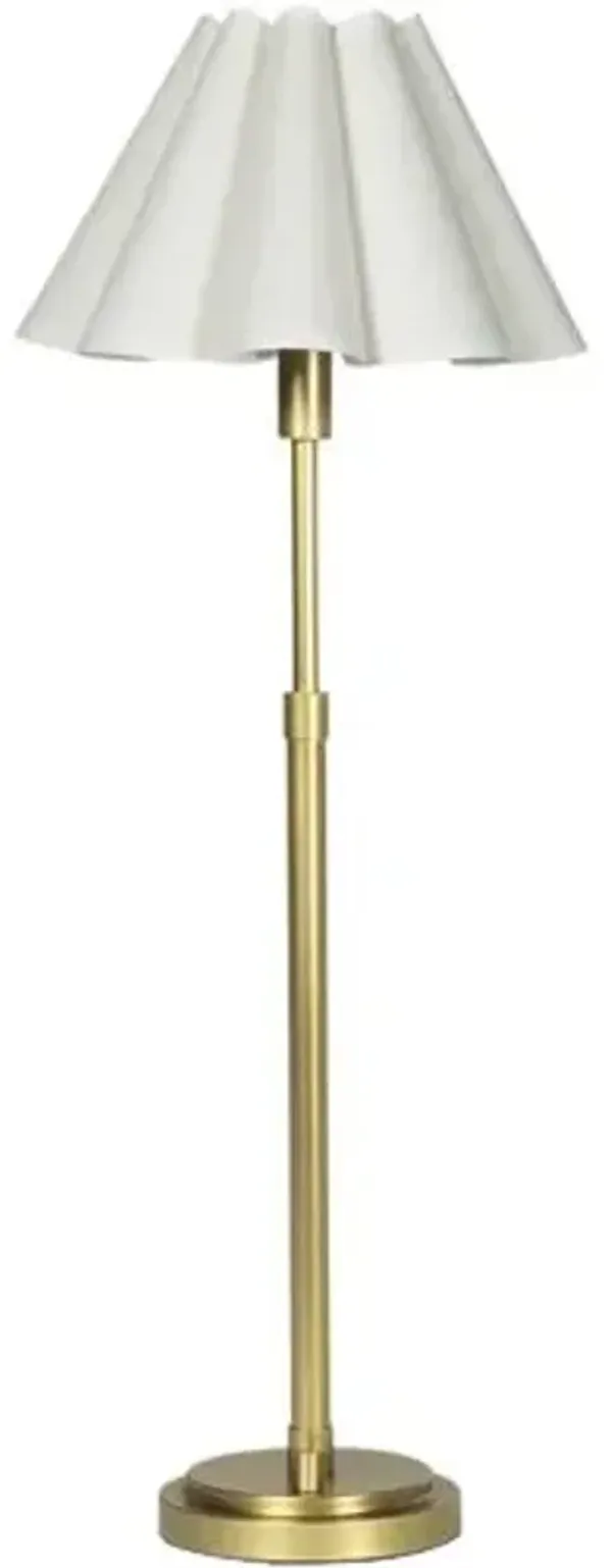 Polly Buffet Lamp - Regina Andrew - White