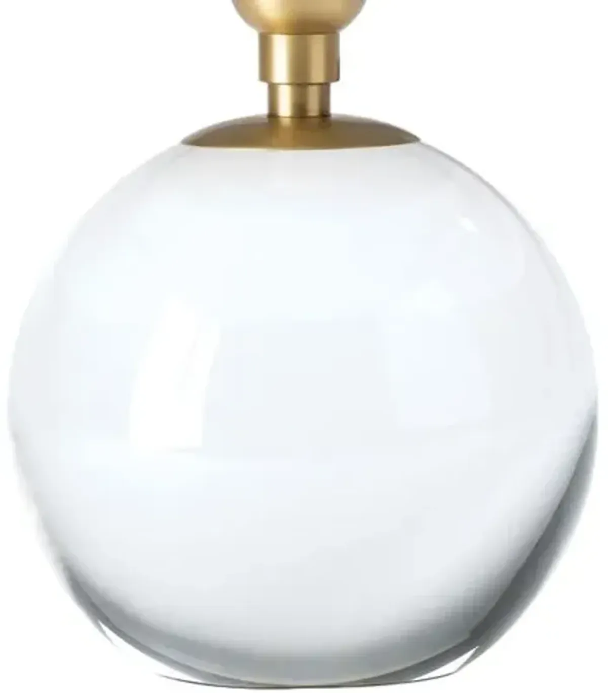 Giorgio Mini Crystal Scallop Shade Table Lamp - Regina Andrew - White