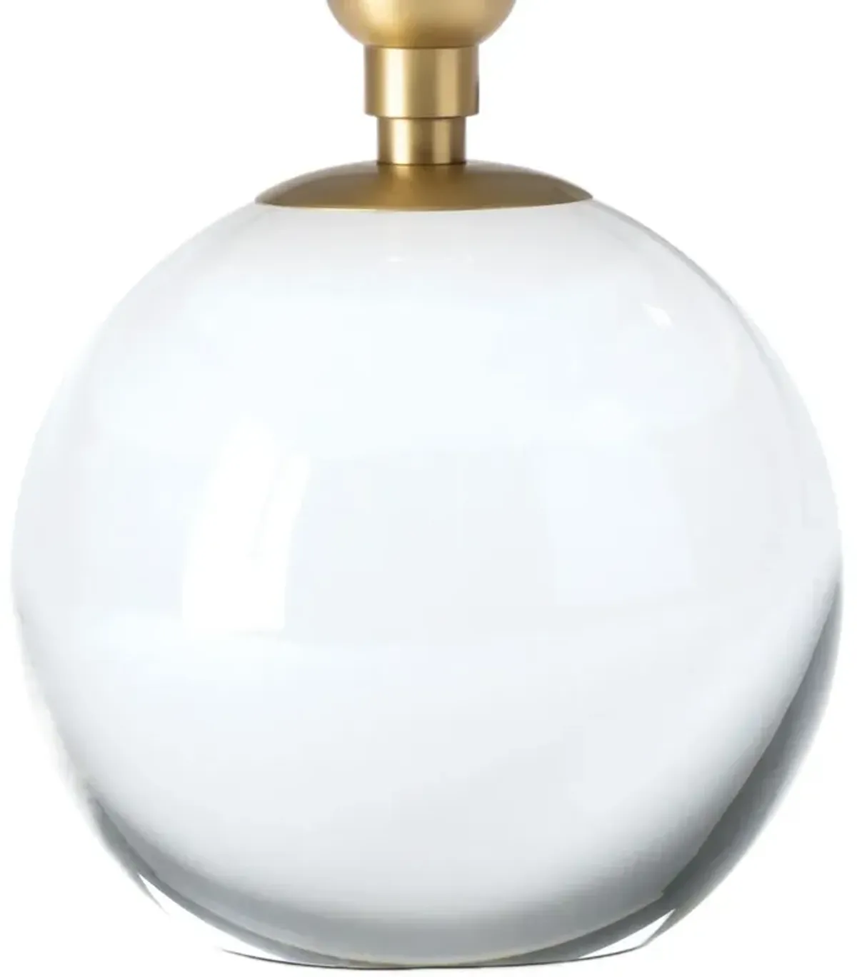 Giorgio Mini Crystal Scallop Shade Table Lamp - Regina Andrew - White