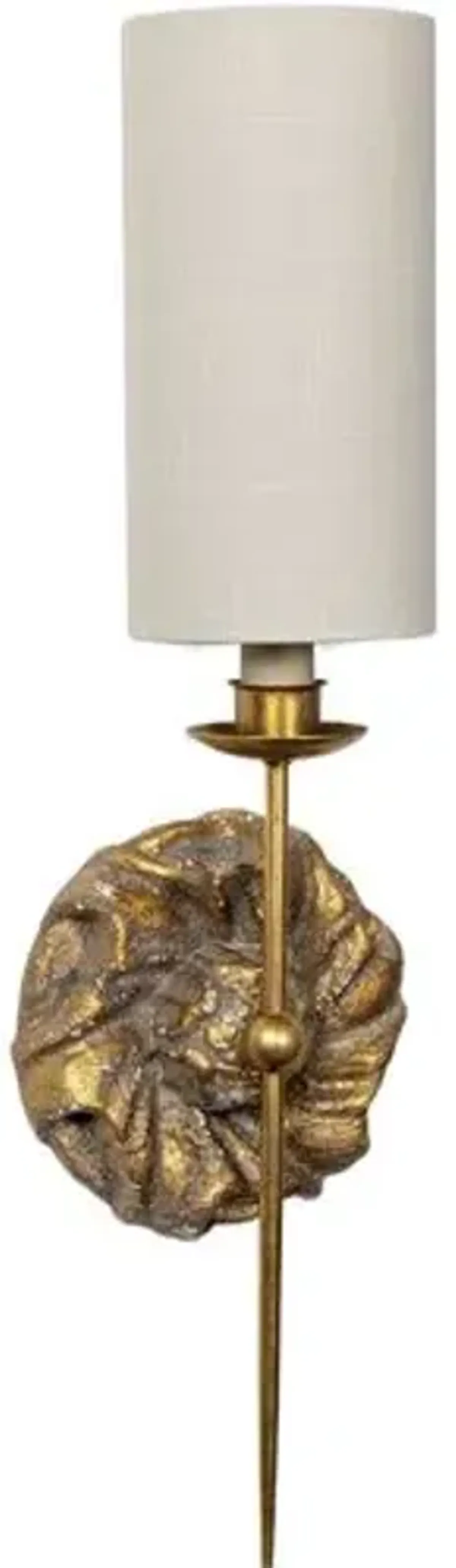 Domonique Single Wall Sconce - Antique Gold - Regina Andrew