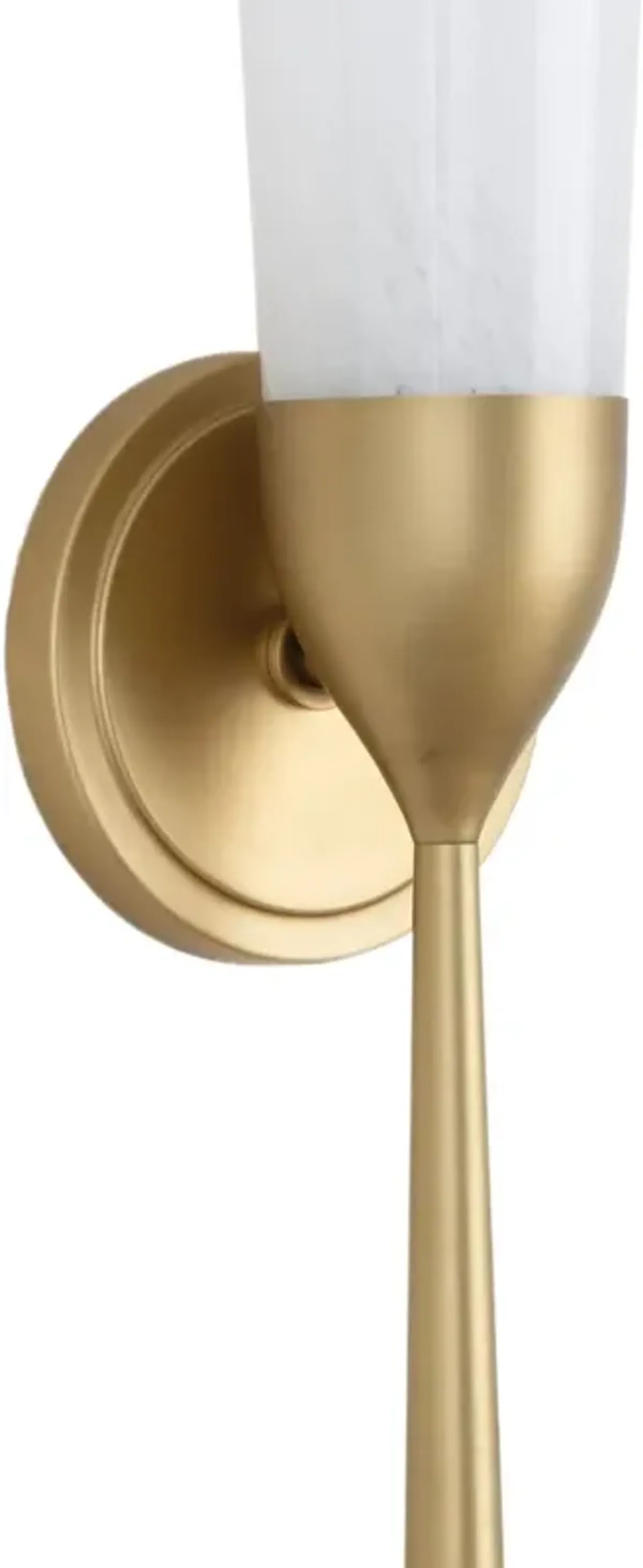 Mousseaux Wall Sconce - Brass/Fluted Glass - Regina Andrew - Gold