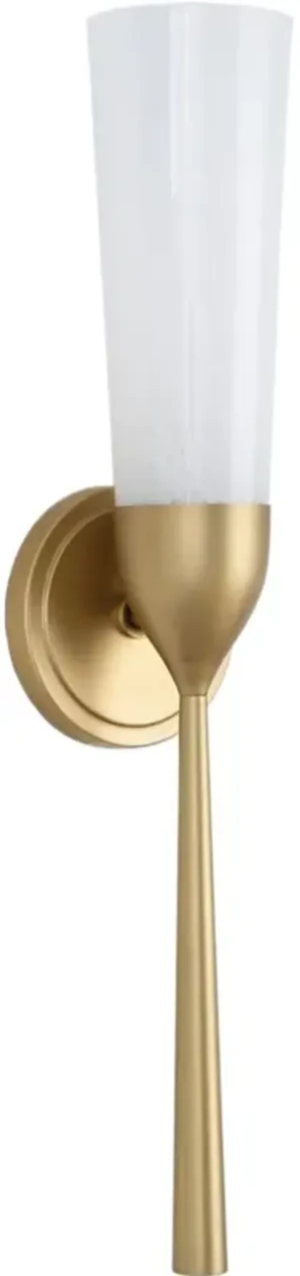 Mousseaux Wall Sconce - Brass/Fluted Glass - Regina Andrew - Gold