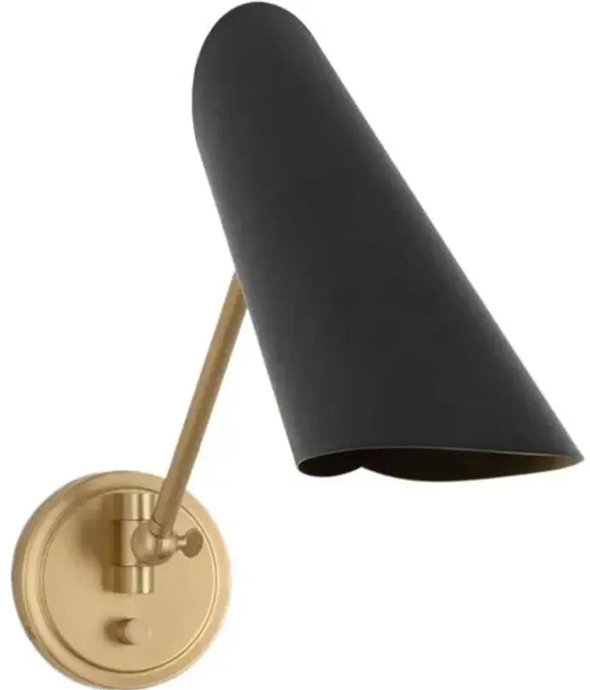 Vest Single Arm Wall Sconce - Regina Andrew - Black