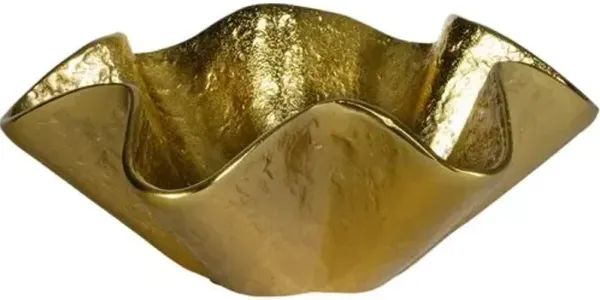 Pedicoat Metal Bowl - Regina Andrew - Gold