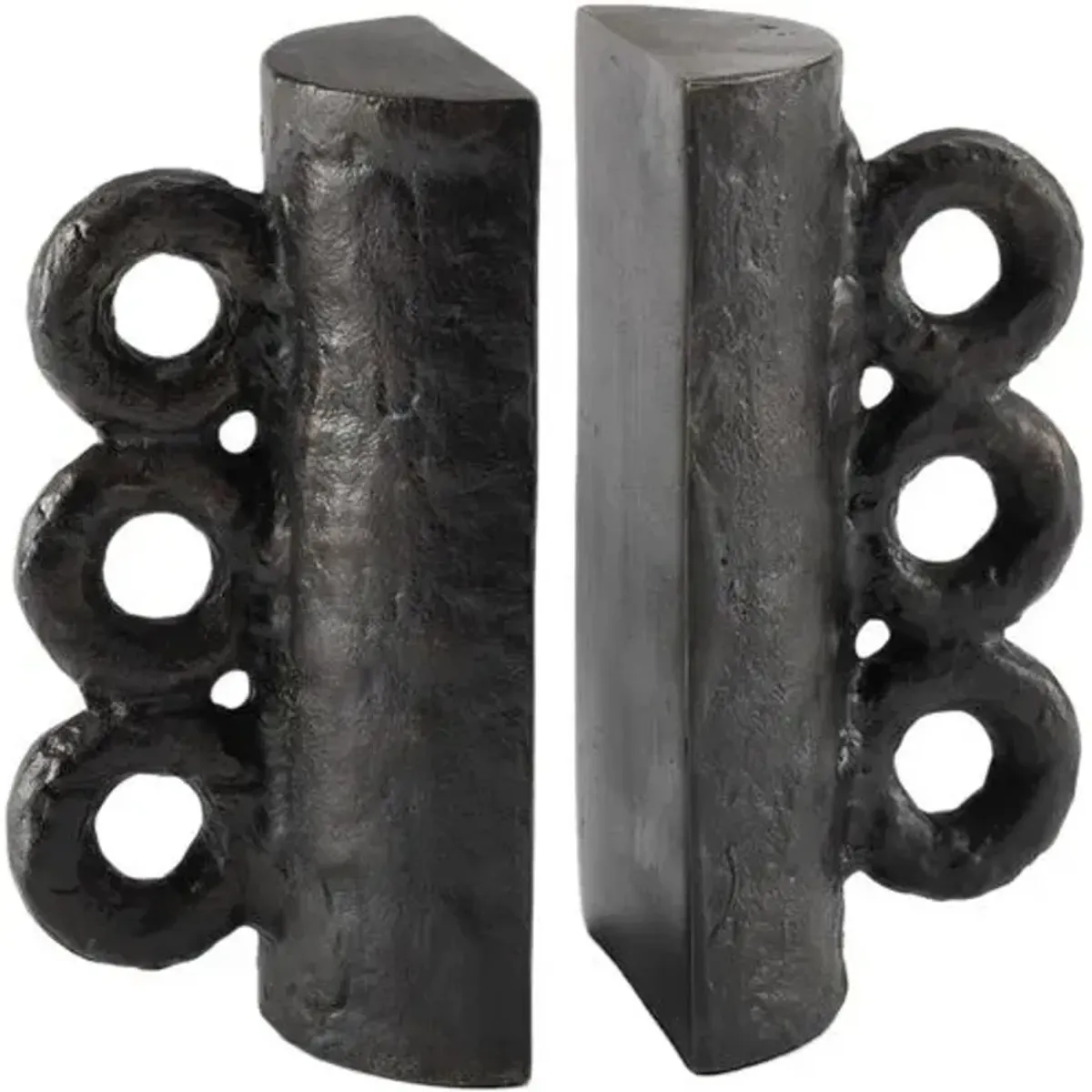 Chandra Bookend Set - Regina Andrew - Handcrafted - Black