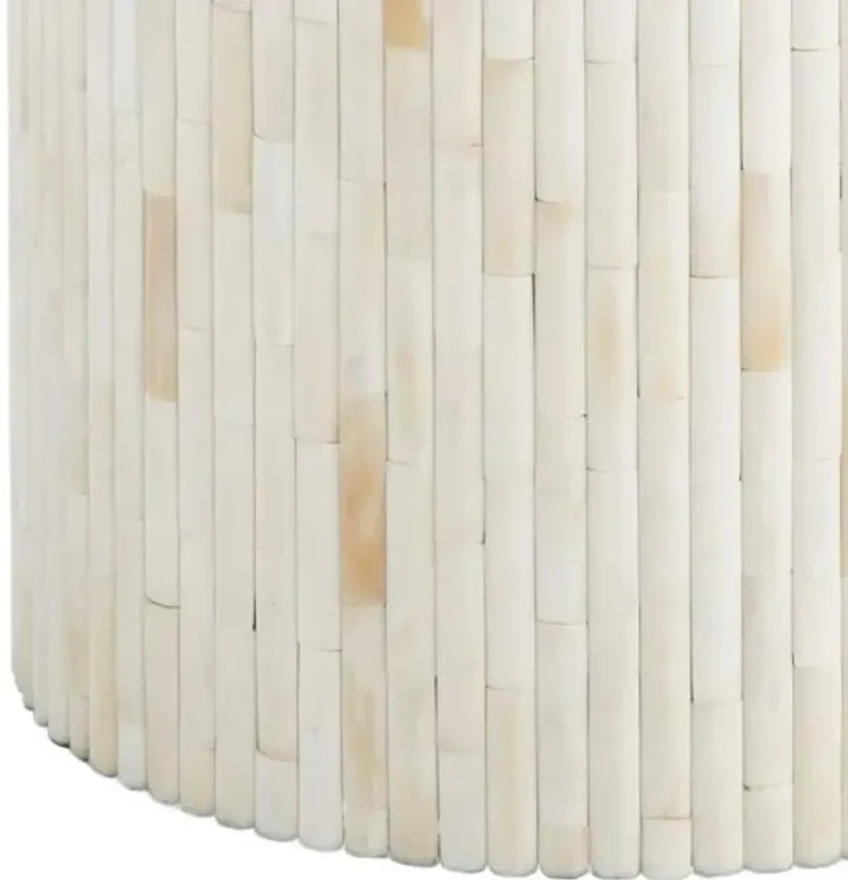 Isabelle Bone Side Table - Neutral - Regina Andrew - Beige