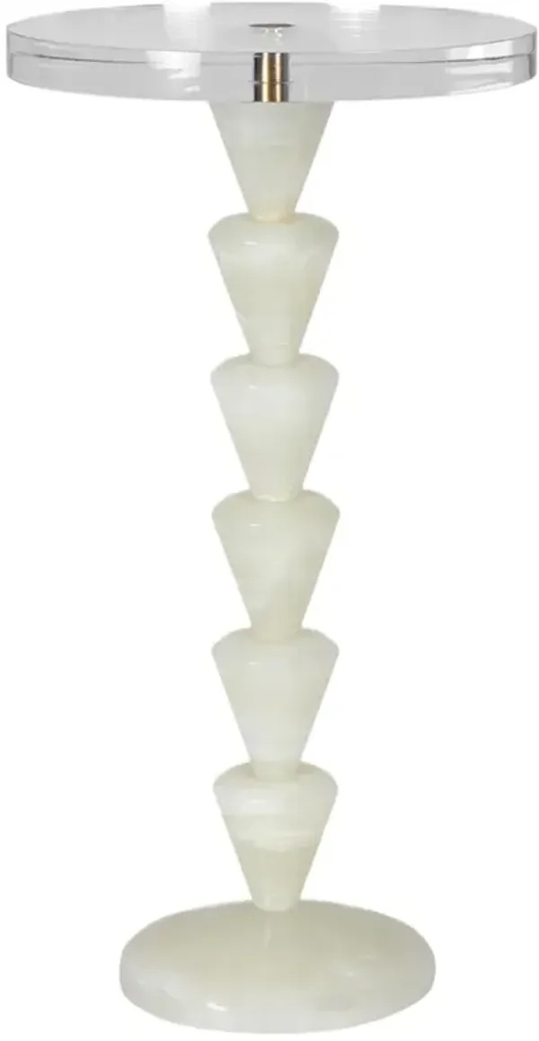 Patricia Jade Accent Table, Neutral