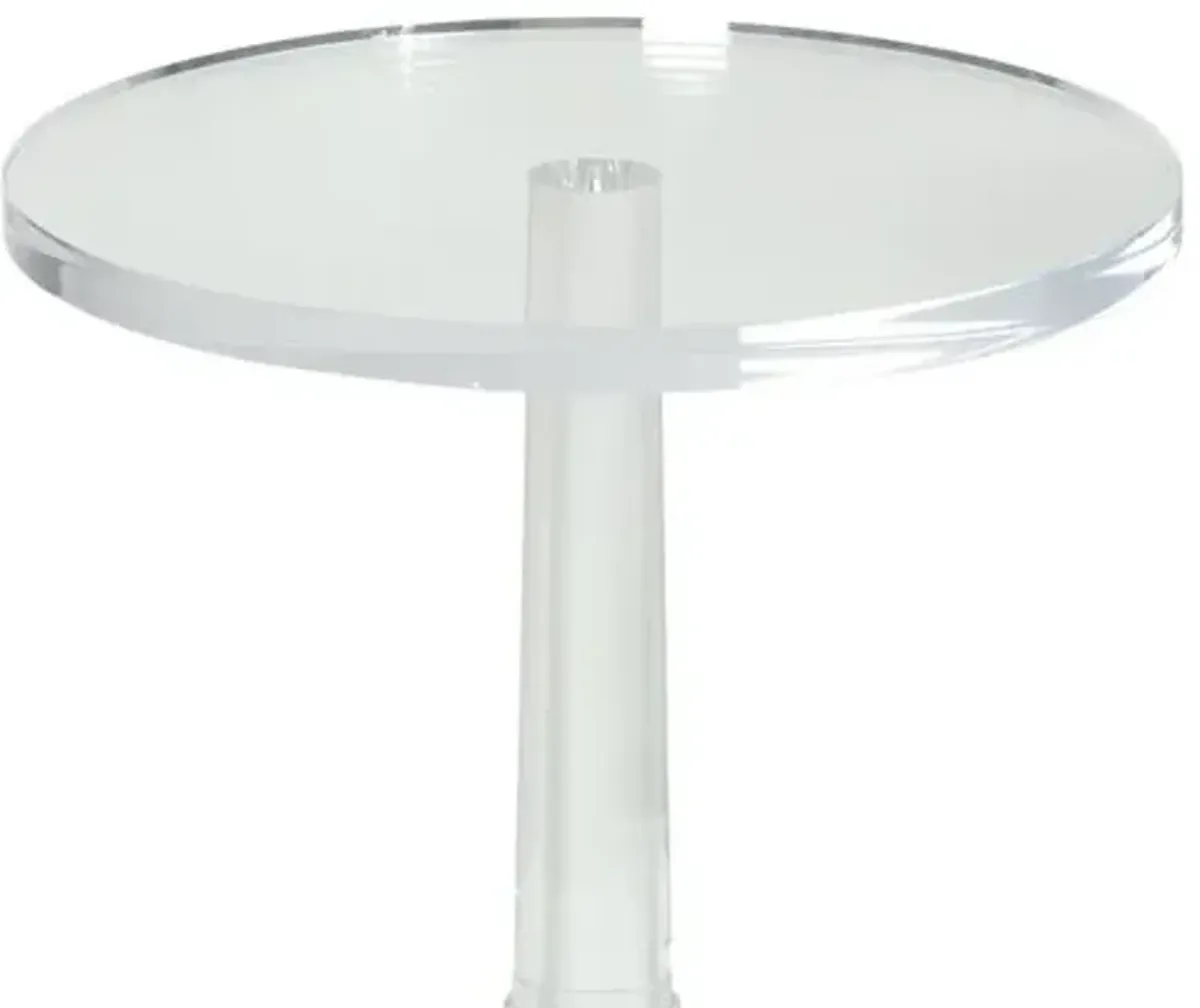 Stowe Accent Table - Clear Acrylic - Regina Andrew - 24Hx17Wx17D in