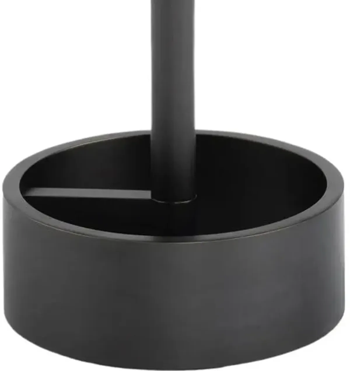 Myles Marble Top Accent Table - Regina Andrew - Black - 24Hx24Wx24D in