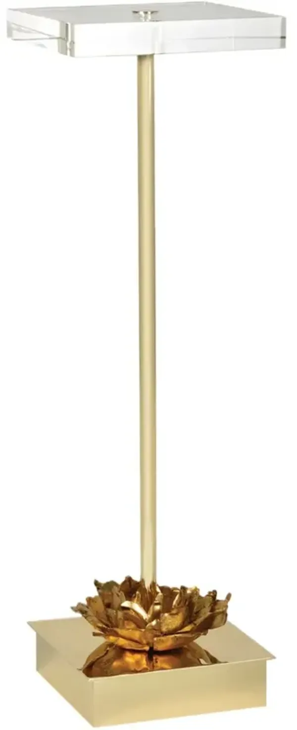 Adeline Accent Table, Gold/Crystal
