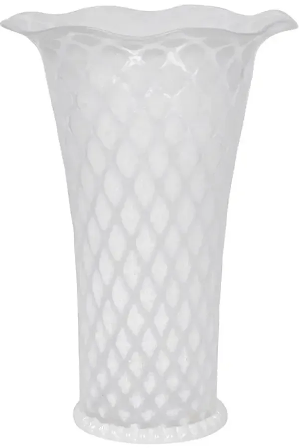 Trellis 9" Flared Vase