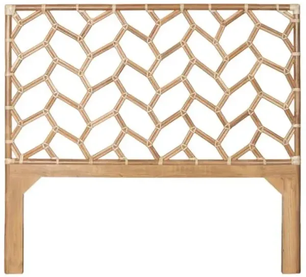 Silas Rattan Headboard - Natural - Beige