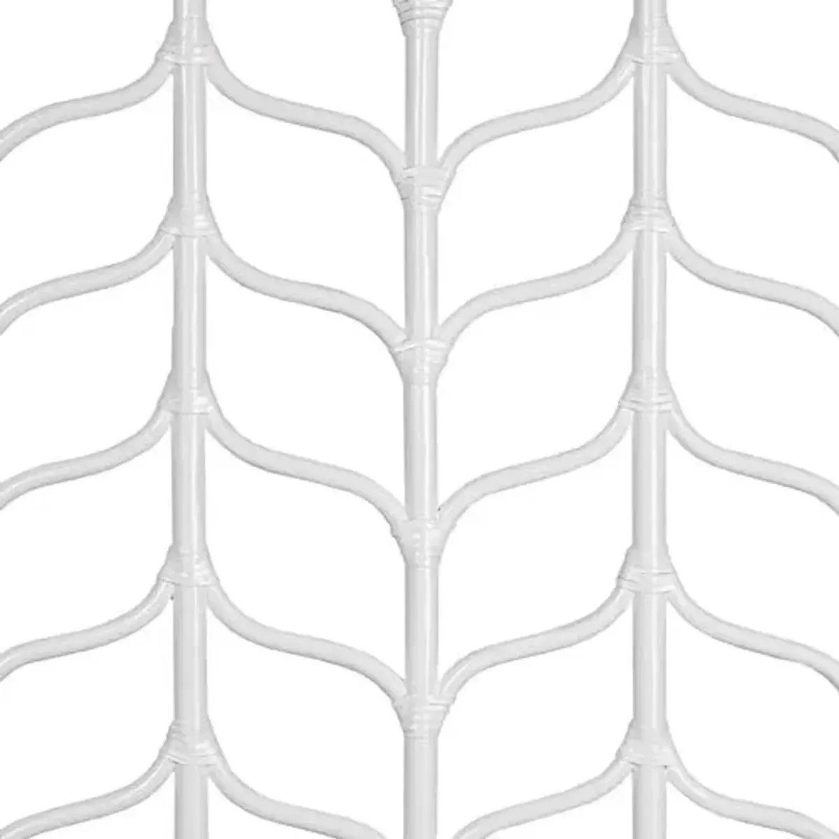 Ivy Rattan Headboard - White