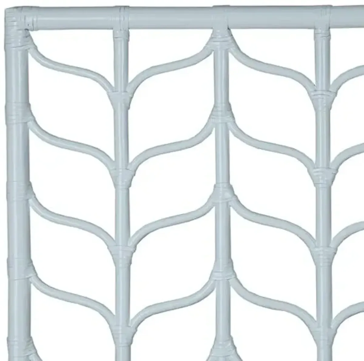 Ivy Rattan Headboard - Blue