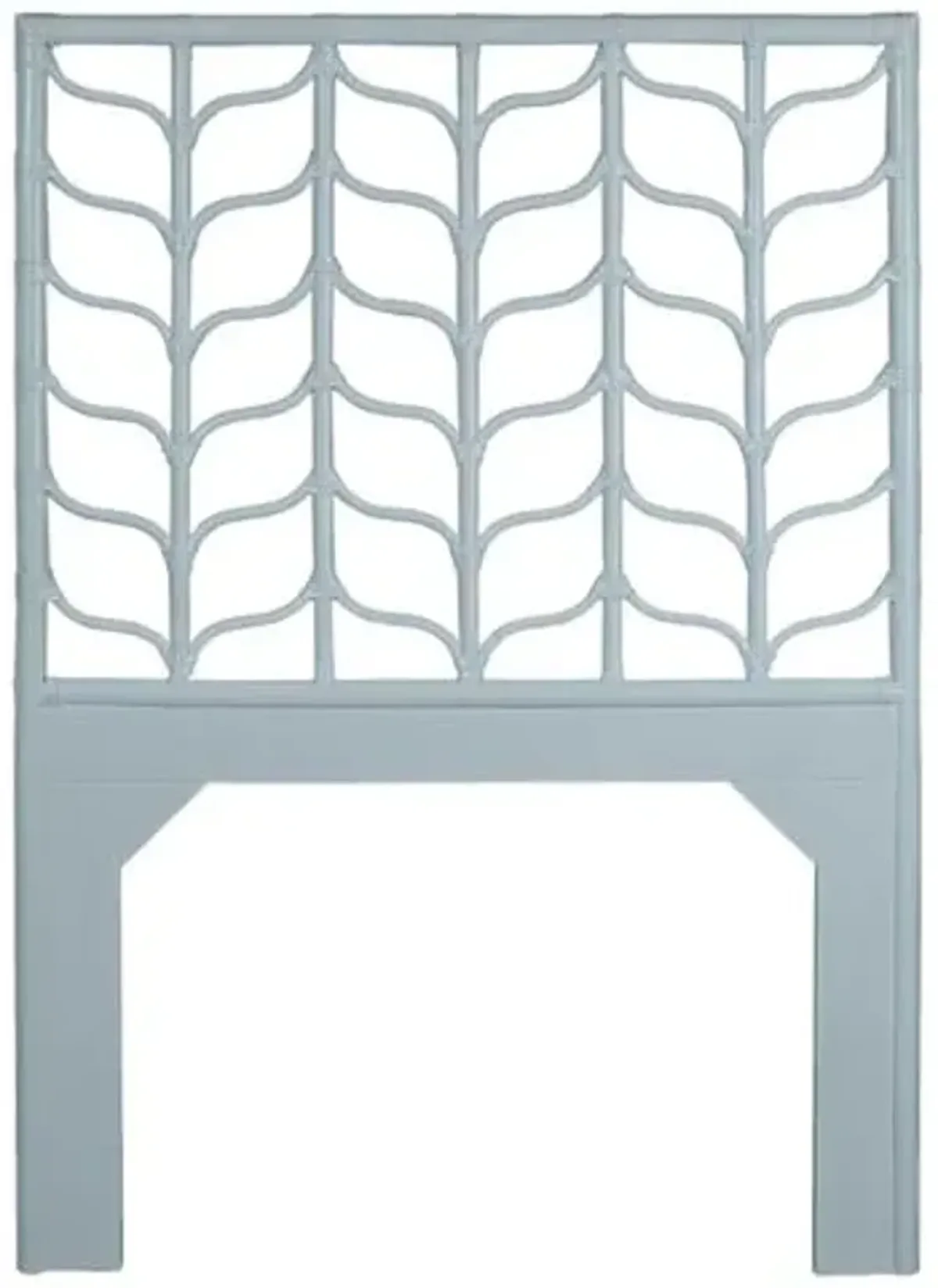 Ivy Rattan Headboard - Blue