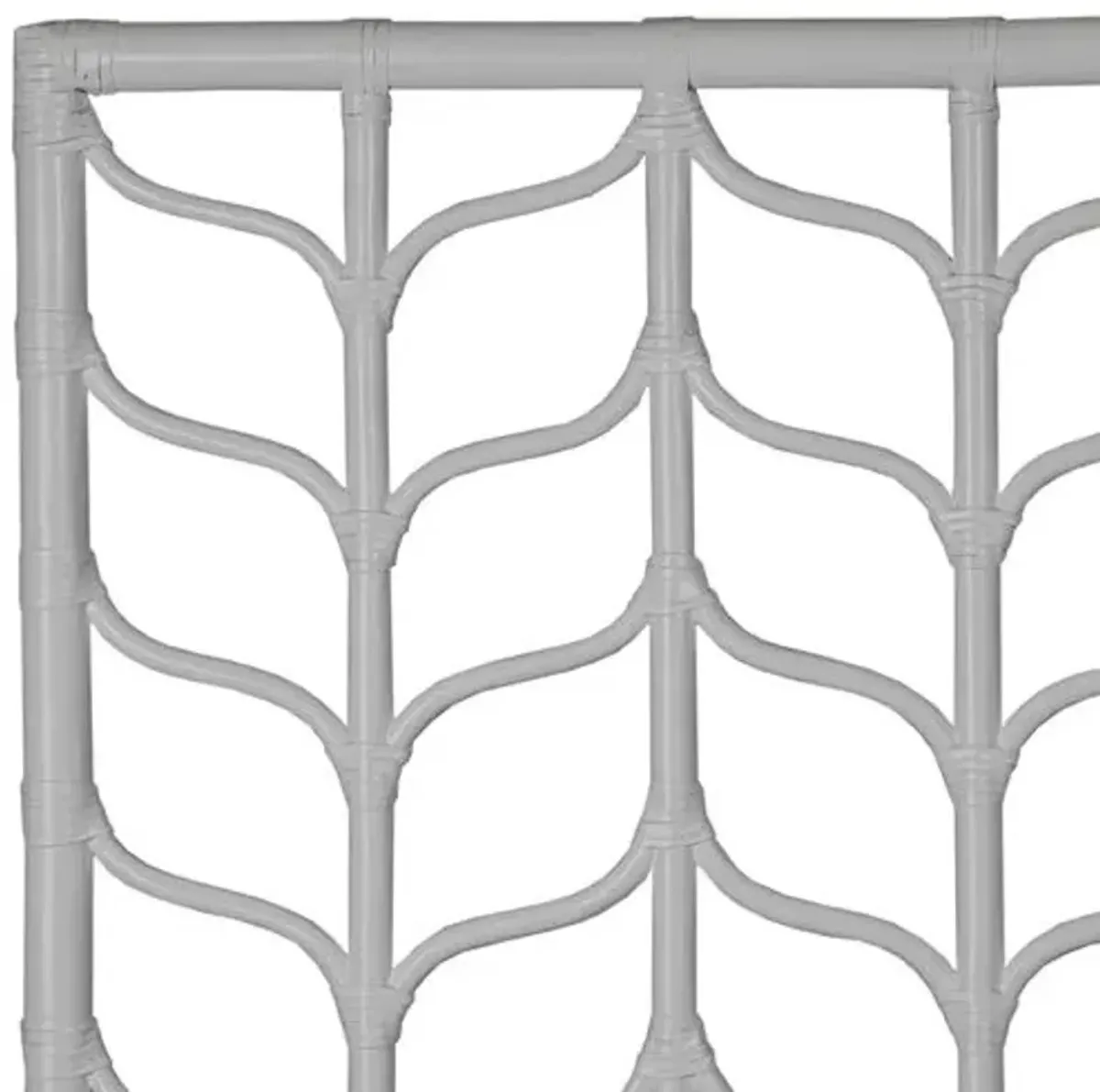 Ivy Rattan Headboard - Gray