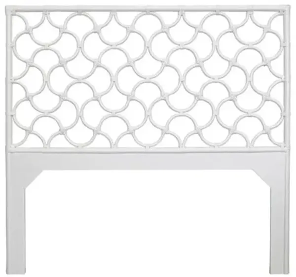 Mar Rattan Headboard - White