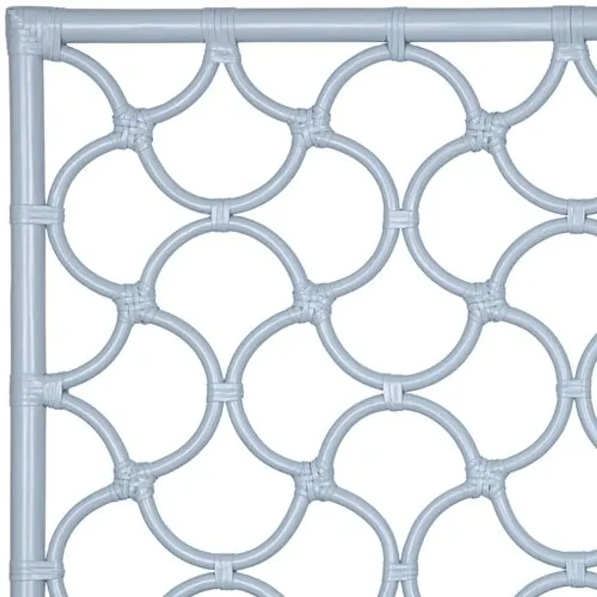 Mar Rattan Headboard - Blue