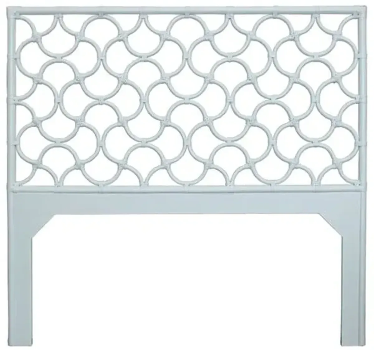 Mar Rattan Headboard - Blue