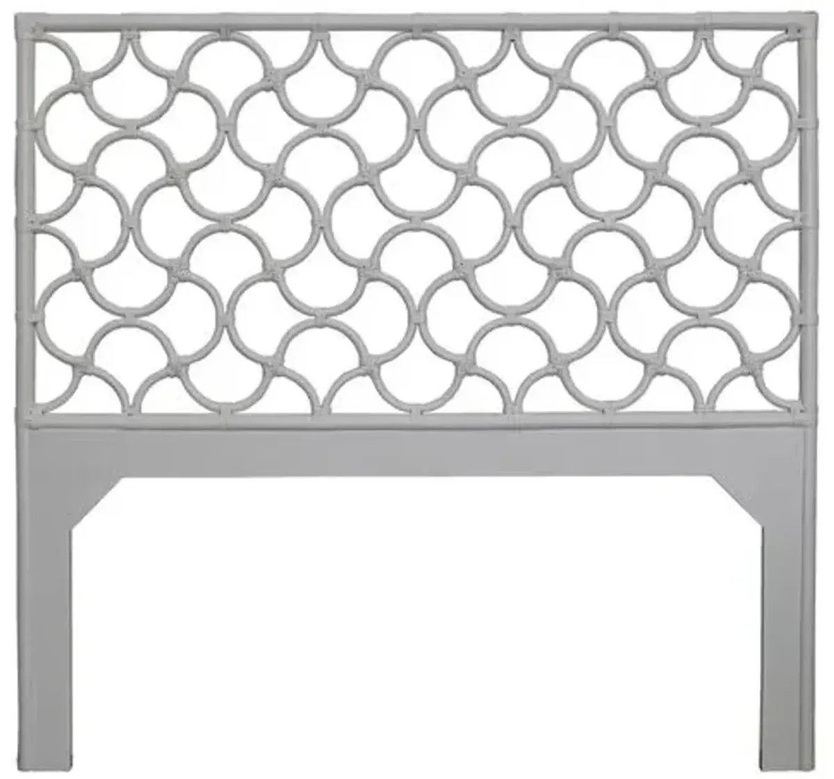 Mar Rattan Headboard - Gray