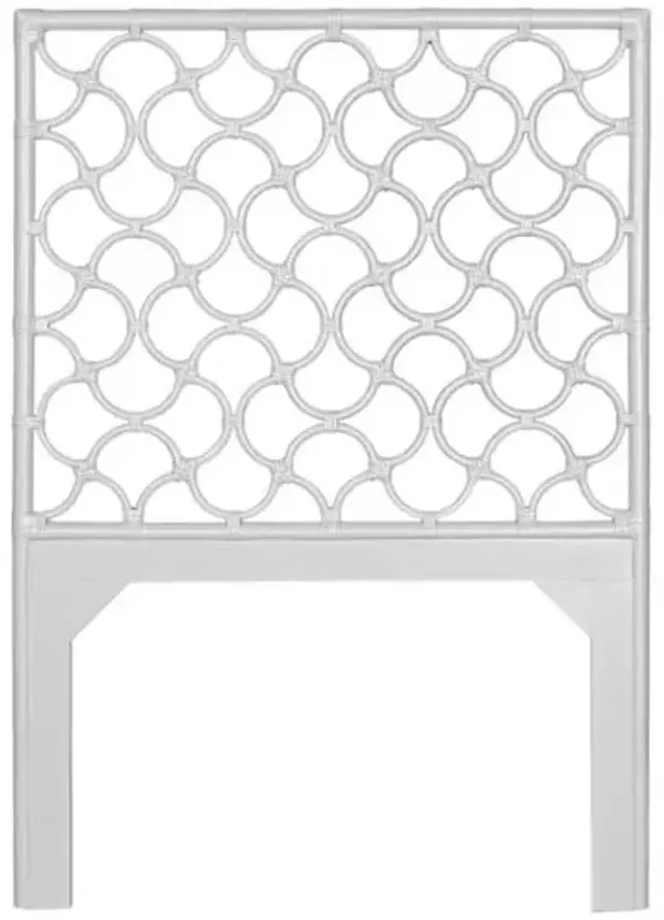 Mar Rattan Headboard - White